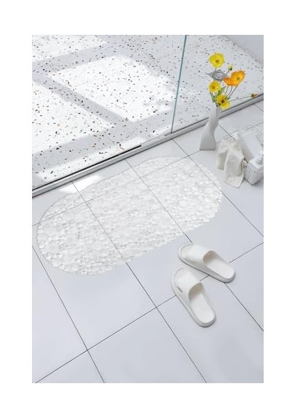 Mark Premium Serisi - Küvet Içi Kaydırmaz Yuvarlak Desenli Paspas 62 x 32 Cm, Şeffaf fiyatları