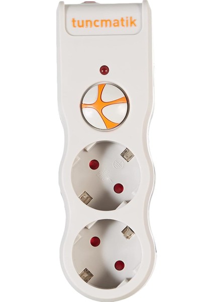 TSK5080 Akım Prizler, Beyaz, 2&apos;li 525 Joule