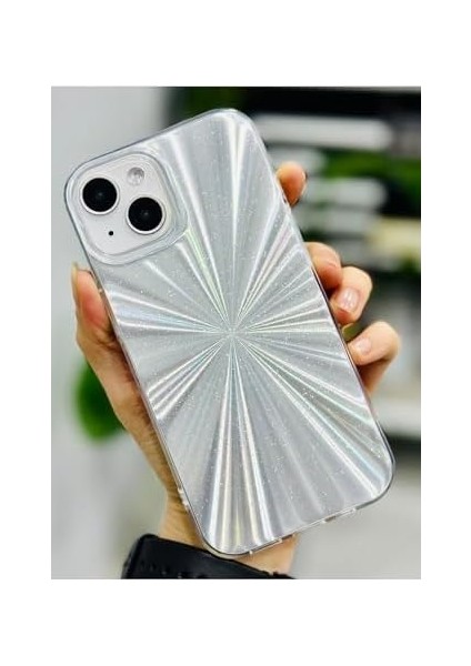 Go Aksesuar 13-14 - 15 ile Uyumlu Gümüş Prizma Model Silikon Kılıf fiyatları