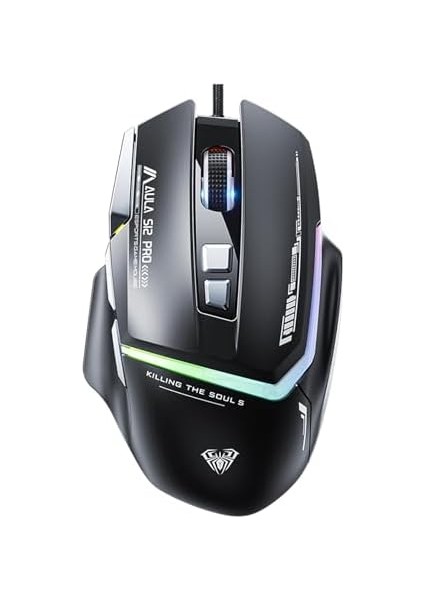 S12 Pro 12800 Dpı 8 Tuşlu Makrolu Kablolu Optik Gaming Oyuncu Mouse Siyah fiyatları