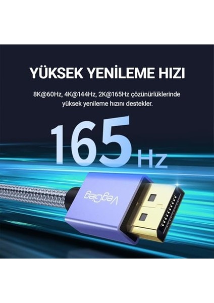 8K/60Hz 4K/165Hz 2K/240Hz 1.4 Kablo 2 Metre fiyatları