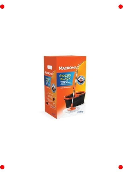 Pedalsız Döner Sıkmalı Mikrofiber Otomatik Paspas Seti