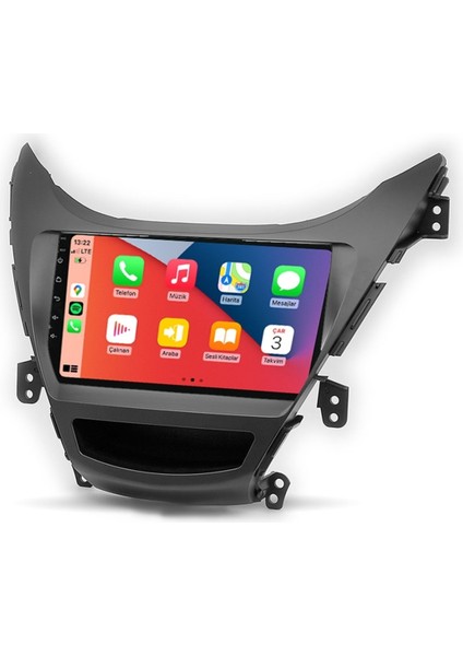 Maitec M-T-C 464 QLED Serisi Hyundai Elantra 2011 2013 4+64GB Multimedya Teyp