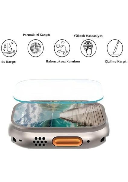 [ultra 2/1 49MM Için Takma Aparatlı Cam] Ekran 49MM Için Ekran Kırılmaz Cam Yüksek Hassasiyetli Takma Aparatlı Cam ( Ultra 2/1 49MM) modelleri