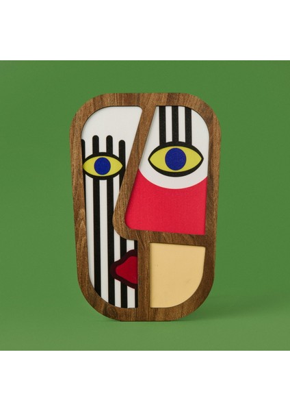 Deco Mask Duvar Panosu - Renkli - 20 cm fiyatları