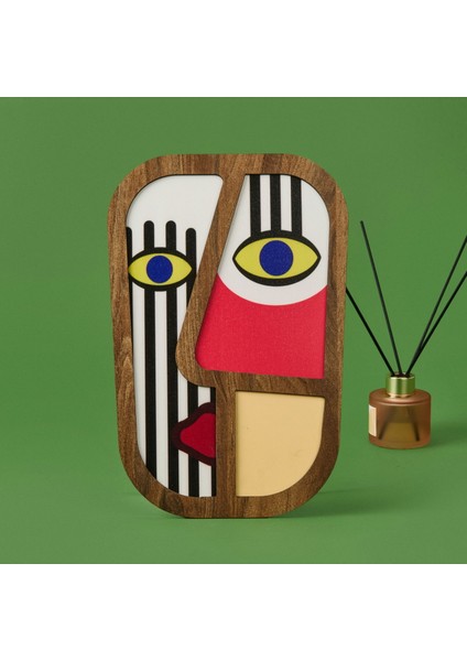 Deco Mask Duvar Panosu - Renkli - 20 cm modelleri