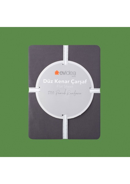 Soft Basic Tek Kişilik Düz Kenar Çarşaf - Antrasit - 160X240 cm modelleri