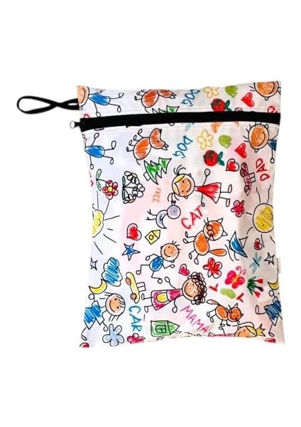 Askılı 35X27 cm Su Geçirmez Islak Mayo Kirli Bez Taşıma Torbası Yıkanabilir Çanta Organizer modelleri