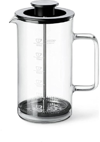 French Press Kapasite 1,00 Lt 141 x 194 mm