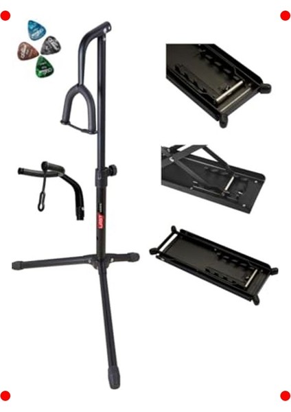 Gitar Standı Seti: Sehpa, Ayaklık, Pena Hediyeli fiyatları