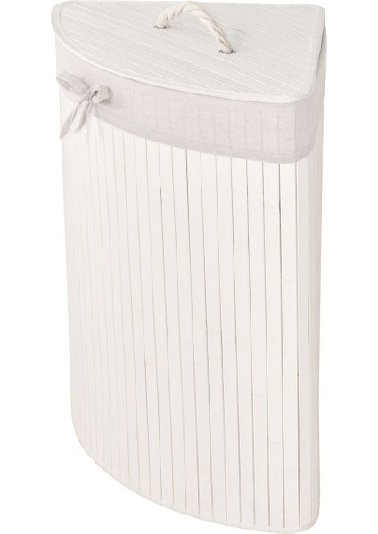 Living Çamaşır Sepeti - Beyaz / Gri - 35X35X59 cm fiyatları