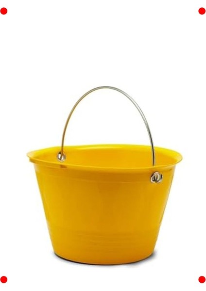 Ergonomik Saplı Sarı Temizlik Kovası