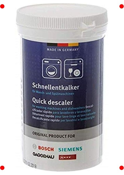 Çamaşır Bulaşık Makinesi Kireç Önleyici