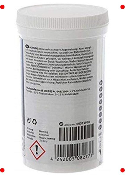 Çamaşır Bulaşık Makinesi Kireç Önleyici fiyatları