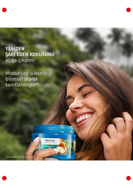 Argan Yağlı Onarıcı Yoğun Saç Bakım Maskesi 300ML fırsatları