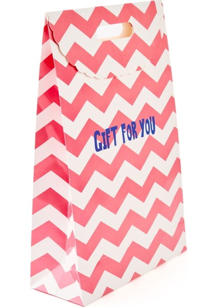 Gift For You Fiyonklu Karton Çanta - Pembe - 38X25 cm fiyatları