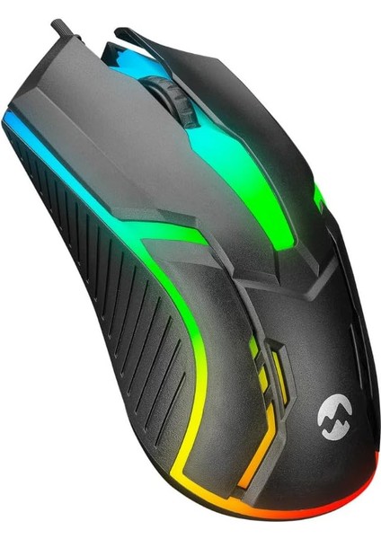 SM-G52 USB Siyah Aydınlatmalı Gaming Oyuncu Mouse