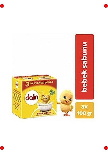 3'lü Paket Hassas Cilt Katı Sabun (3X100G) fiyatları