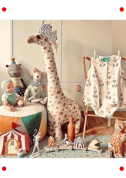 100 cm Peluş Zürafa: Uyku ve Oyun Arkadaşı indirimleri