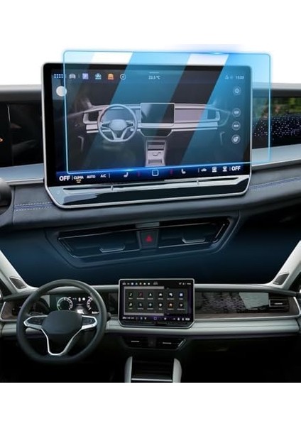 Tayron Uyumlu 2024 2025 Model 12.9 Inç Multimedya 9h Ekran Koruyucu fiyatları