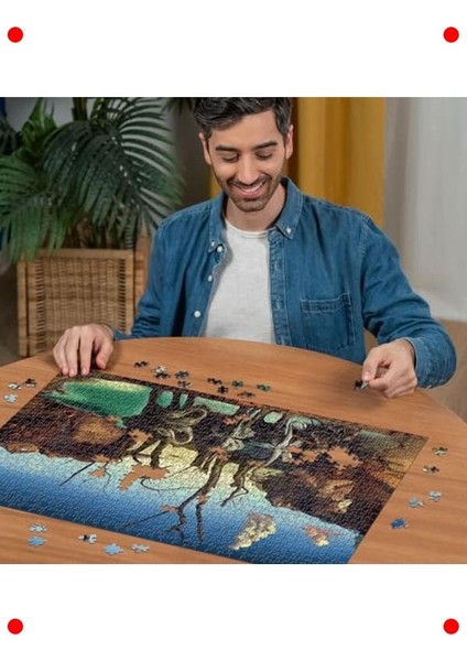 Sürrealist Kuğular ve Filler Temalı Yapboz - 1000 Parça modelleri