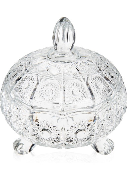 Cam Kapaklı Şekerlik - Şeffaf - 12 cm fiyatları