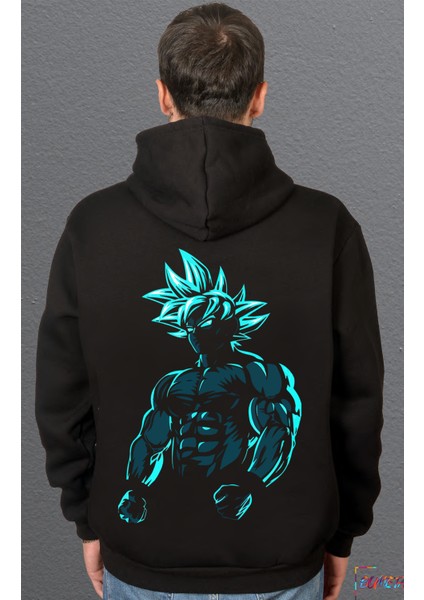 Beast Goku Anime Güçlü Strong Body Building Sweetshirt Unisex Kapüşonlu Hoodie