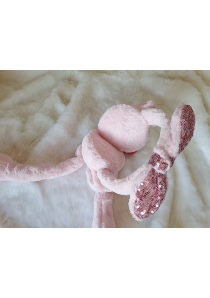 Peluş Tavşan Kulaklı Hareketli Yumuşak Sıcak Tutan Kulaklık modelleri