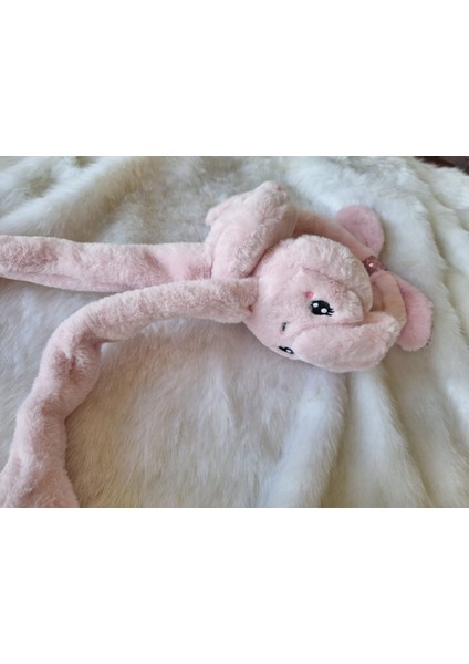 Peluş Tavşan Kulaklı Hareketli Yumuşak Sıcak Tutan Kulaklık fırsatları