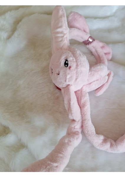 Peluş Tavşan Kulaklı Hareketli Yumuşak Sıcak Tutan Kulaklık indirimleri