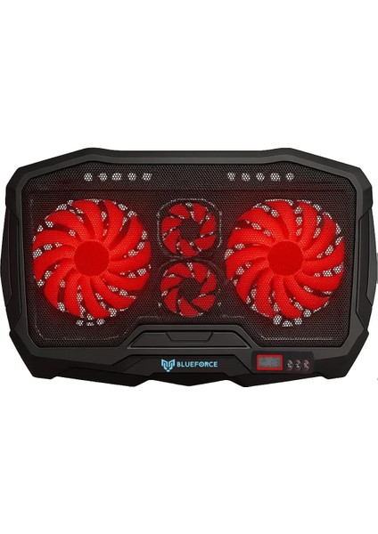 Speeder Sx-15 4 Adet Fanlı 9"-17" Inç Ledli LCD Kontrol Panelli Laptop Soğutucu