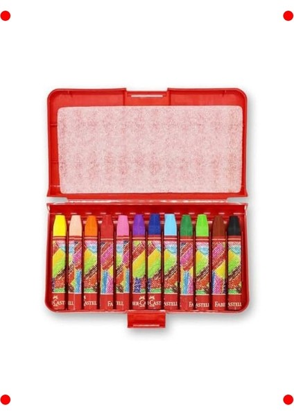 12 Renk Altıgen Pastel Boya Seti, Canlı Renkler fiyatları