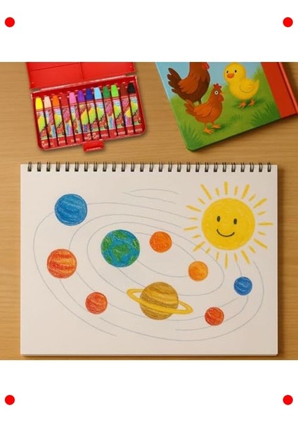 12 Renk Altıgen Pastel Boya Seti, Canlı Renkler indirimleri