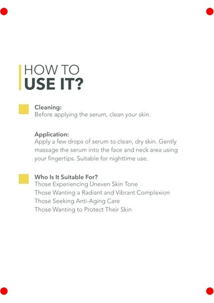 C Vitamini Içeren Aydınlatıcı Yüz Serumu 30 ml fırsatları