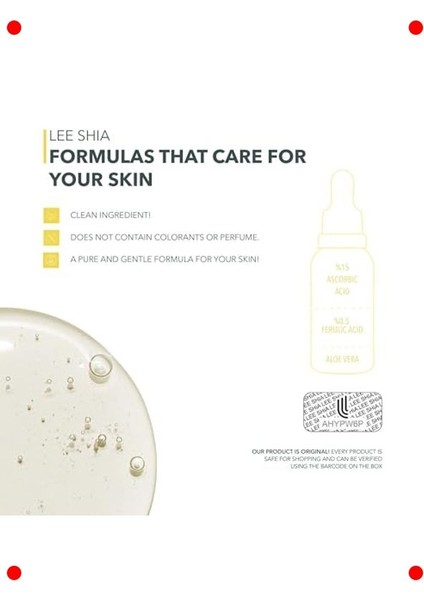 C Vitamini Içeren Aydınlatıcı Yüz Serumu 30 ml indirimleri