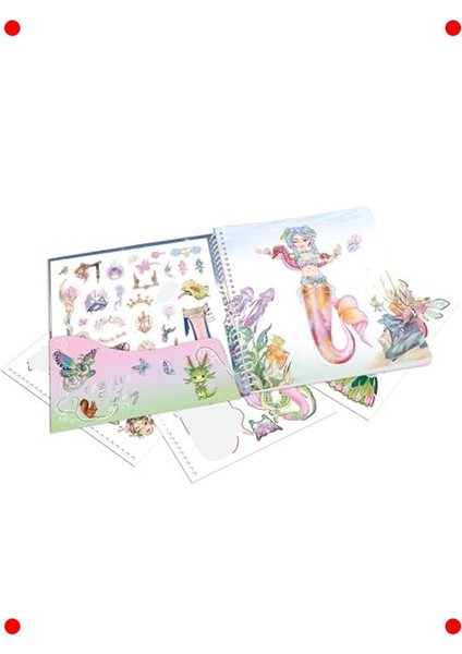 Kendin Tasarla Giysi Kitabı - Çıkartmalı ve Renkli modelleri