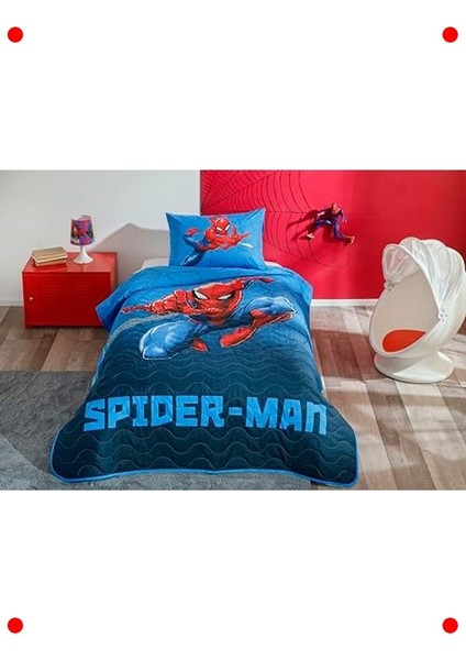 Tek Kişilik Örümcek Adam Yatak Örtüsü Seti modelleri