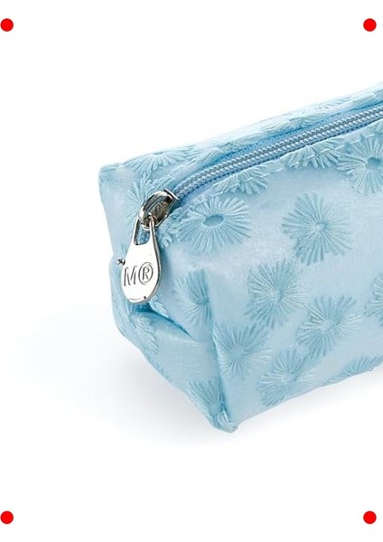 Mavi Çiçek Işlemeli Kalem Çantası fiyatları