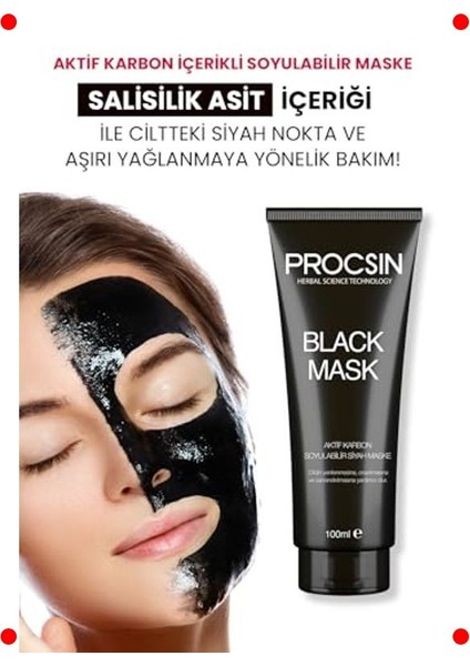 Aktif Kömürlü Siyah Maske – Gözenek ve Siyah Nokta fiyatları