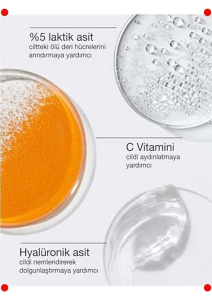 Işıltı Veren Aktif Nem Serumu 30ML | C, Ha, Laktik Asit fırsatları