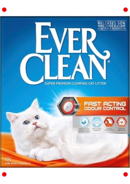 Hızlı Etkili Koku Önleyici Kedi Kumu 10 L