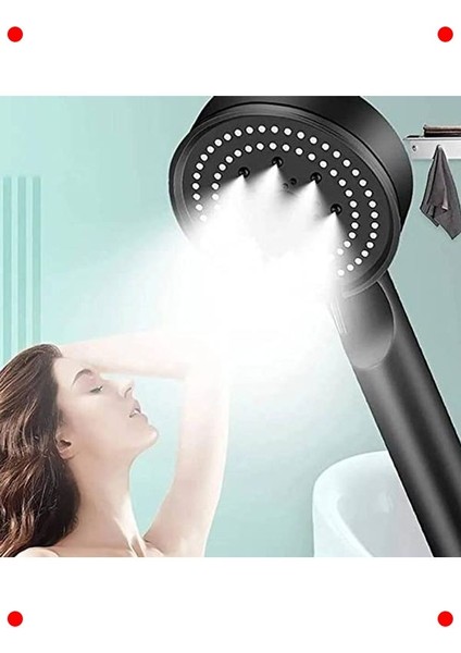 Siyah Turbo Fan El Duşu - Yüksek Basınçlı modelleri