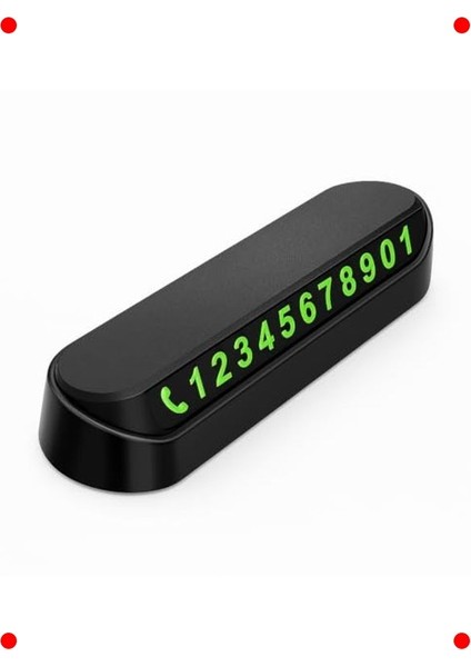Fosforlu Araç Içi Park Numaratörü