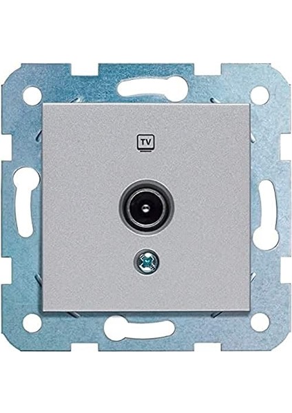 Novella Gümüş Tv-Sat Sonlu Mekanizma+Düğme Kapak fiyatları