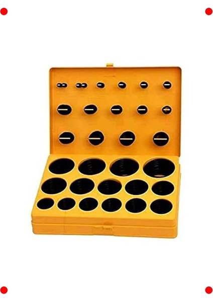 O-Ring Conta Seti, 368 Parça, Çeşitli Boyutlar