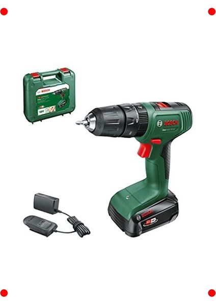 Akülü Darbeli Matkap Seti (18V, Çantalı)