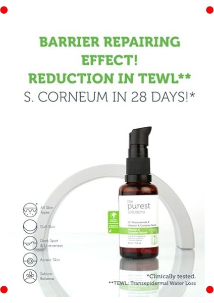 Bariyer Güçlendirici B Vitamini Cilt Serumu 30 ml modelleri