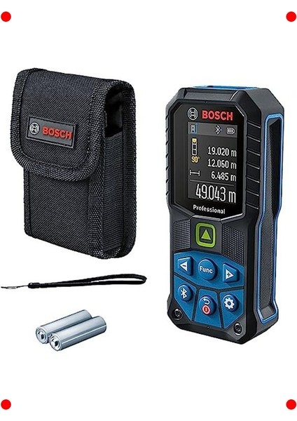 Yeşil Lazerli Hassas 50 Metre Lazer Metre