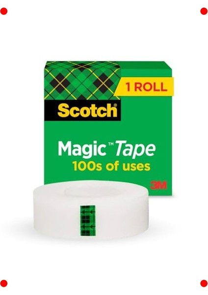 Görünmez Üzerine Yazılabilir Ofis Bandı - Şeffaf