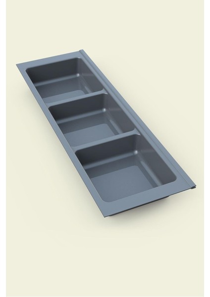 Mutfak Çekmece Içi Kaşıklık, Üç Bölmeli Modül 16CM x 48CM